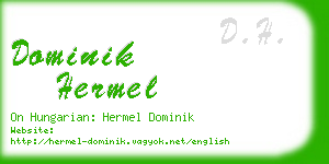 dominik hermel business card